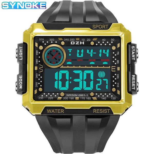 wristwatches luxury square military watch man brand big screen display led swim waterproof men digital multifunction sport clock, Slivery;brown
wristwatches luxury square military watch man brand big screen display led swim waterproof men digital multifunction sport clock, Slivery;brown