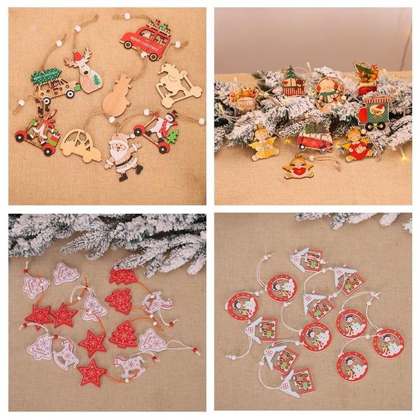 christmas decorations wooden pendant cute santa snowman elk star ornament navidad year party tree hanging
christmas decorations wooden pendant cute santa snowman elk star ornament navidad year party tree hanging