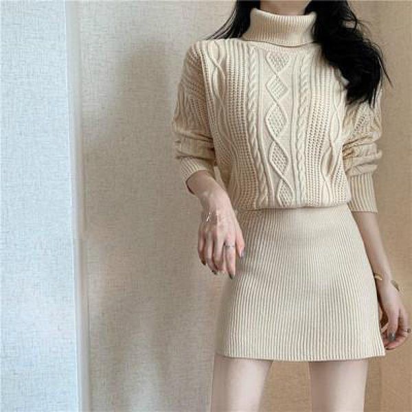 clothes autumn winter long sleeve women dress turtleneck solid sweater fashion elegant ladies knit vintage robe, White
clothes autumn winter long sleeve women dress turtleneck solid sweater fashion elegant ladies knit vintage robe, White
