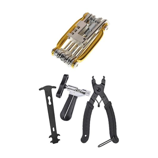 tools bike link plier chain breaker splitter tool & multitool tire repair set with screwdriver rivet
tools bike link plier chain breaker splitter tool & multitool tire repair set with screwdriver rivet