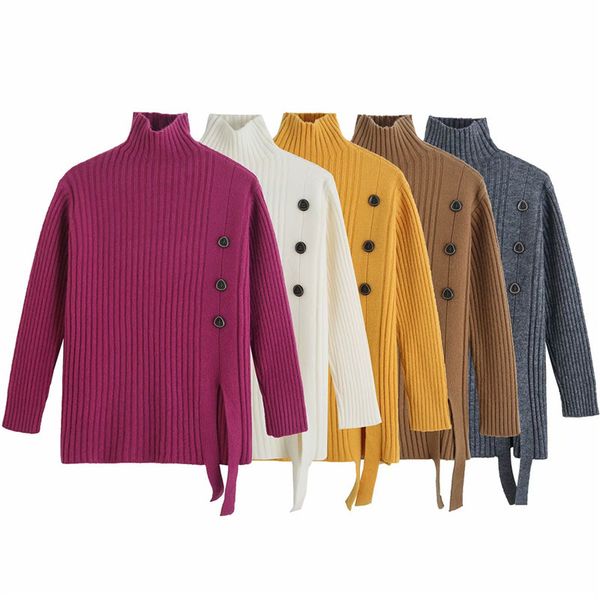 women's shorts vintage women turtleneck sweater fashion ladies button knitted causal female slim pullover chic girl sweaters, White;black
women's shorts vintage women turtleneck sweater fashion ladies button knitted causal female slim pullover chic girl sweaters, White;black