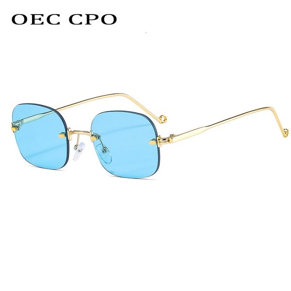 designer sunglasses oec cpo small rimless square women brand fashion punk men frameless blue clear lens glasses uv400 o901, White;black
designer sunglasses oec cpo small rimless square women brand fashion punk men frameless blue clear lens glasses uv400 o901, White;black