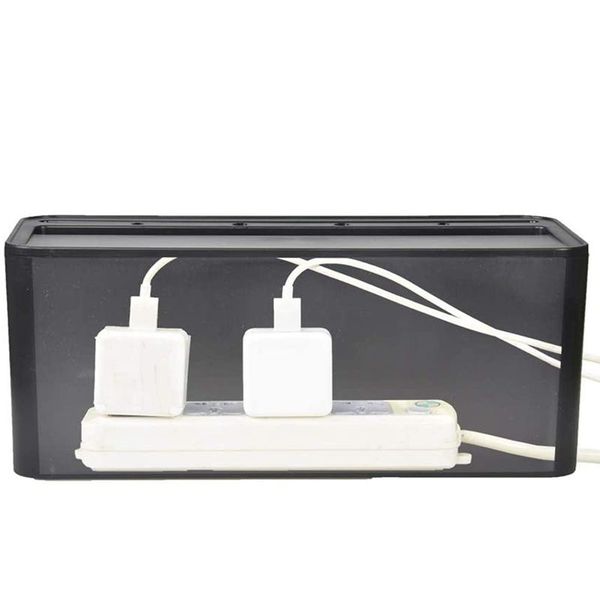 smart power plugs cable management box large for desk and strip solutions waterproof portable black
smart power plugs cable management box large for desk and strip solutions waterproof portable black