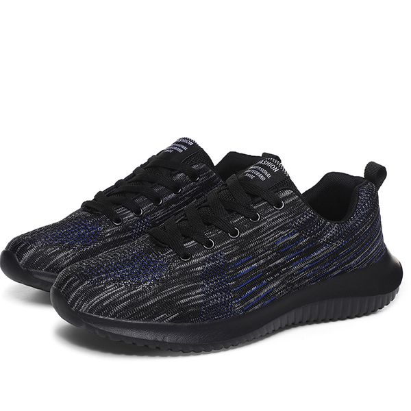 

2021 Fashion Fly Knit Women Mens Running Shoes Gray Black Blue Red Sports Runners Trainers Sneakers Size 39-45 Code: 97-2065