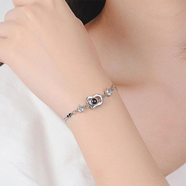 charm bracelets tjp lady silver 925 bracelet jewelry women vintage rose gold crystal heart for valentine's day gift, Golden;silver
charm bracelets tjp lady silver 925 bracelet jewelry women vintage rose gold crystal heart for valentine's day gift, Golden;silver