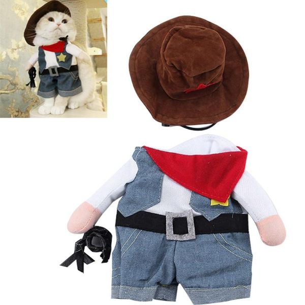 pet clothes cat dog cosplay cowboy funny costume with hat puppy jean coat party dress sp99 costumes
pet clothes cat dog cosplay cowboy funny costume with hat puppy jean coat party dress sp99 costumes