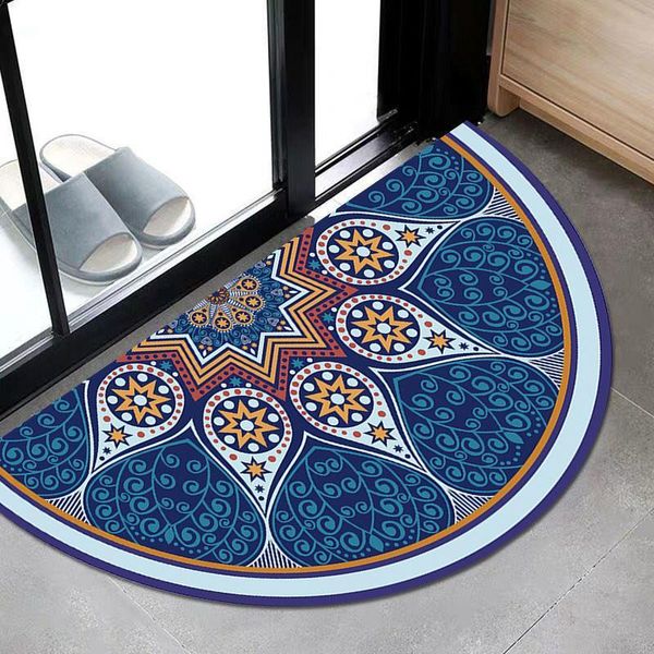 semicircle carpet door mat bedroom household water absorbent anti-skid carpets 
semicircle carpet door mat bedroom household water absorbent anti-skid carpets