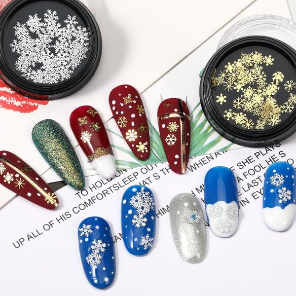 nail art decorations mixed with various snowflake christmas gold and silver hollow ultra-thin metal sequin diy decoration decal, Silver;gold
nail art decorations mixed with various snowflake christmas gold and silver hollow ultra-thin metal sequin diy decoration decal, Silver;gold
