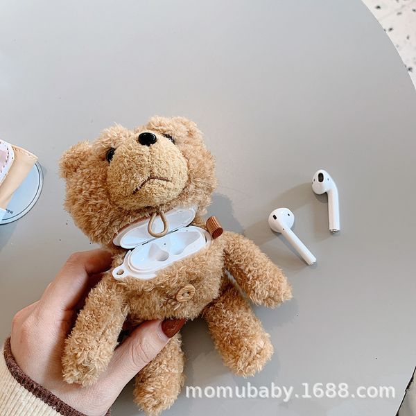 keychain plush pendant autumn and winter cute teddy bear wireless bluetooth headset case anti falling silicone protective cover
keychain plush pendant autumn and winter cute teddy bear wireless bluetooth headset case anti falling silicone protective cover