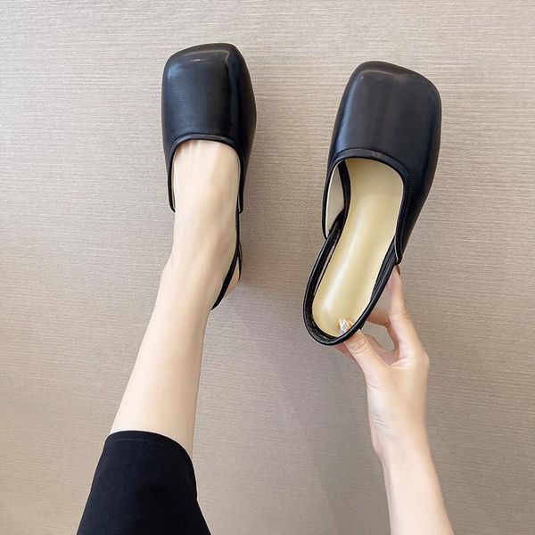 slippers shallow female shoes casual slides loafers cover toe low beige heeled sandals 2021 luxury soft black square back strap
slippers shallow female shoes casual slides loafers cover toe low beige heeled sandals 2021 luxury soft black square back strap