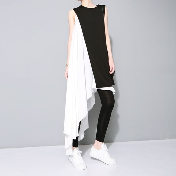 two piece dress women's s set irregular white & black fashion ladies elegant personalized stitching two-piece gbmd
two piece dress women's s set irregular white & black fashion ladies elegant personalized stitching two-piece gbmd