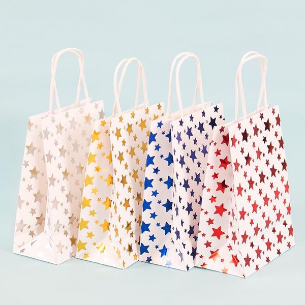 gift wrap 12pcs/lot gold stamped star kraft paper bag festival boutique packaging thank you bags wholesale pb-004
gift wrap 12pcs/lot gold stamped star kraft paper bag festival boutique packaging thank you bags wholesale pb-004