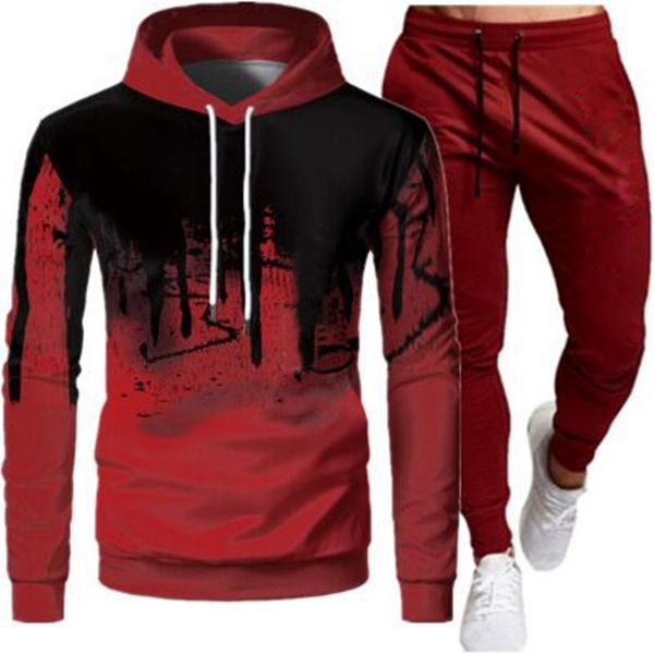 men's tracksuits fashion tracksuit autumn and winter men hoodies sweatpants two peice set streatwear sweatshirts oversize pants, Gray
men's tracksuits fashion tracksuit autumn and winter men hoodies sweatpants two peice set streatwear sweatshirts oversize pants, Gray
