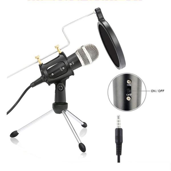 condenser recording broadcast pc microphone for computer desklapchatting microphones
condenser recording broadcast pc microphone for computer desklapchatting microphones