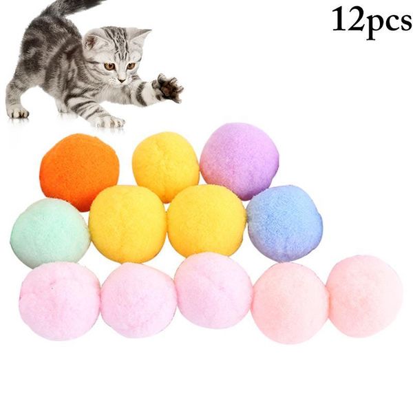 cat toys 12pcs toy interactive silent plush ball colorful stretch chew macaron multicolor puzzle game random color
cat toys 12pcs toy interactive silent plush ball colorful stretch chew macaron multicolor puzzle game random color