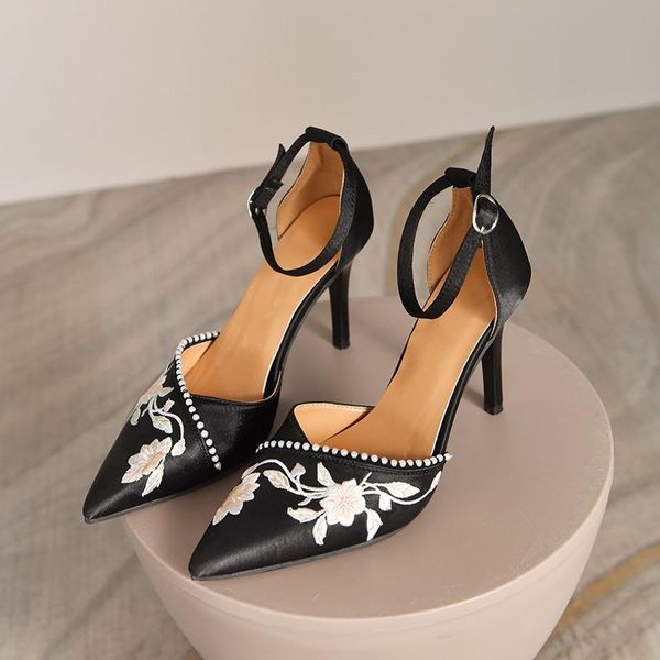 sandals women pumps fashion high heels shoes woman pointed wedding classic thin office female stiletto, Black
sandals women pumps fashion high heels shoes woman pointed wedding classic thin office female stiletto, Black