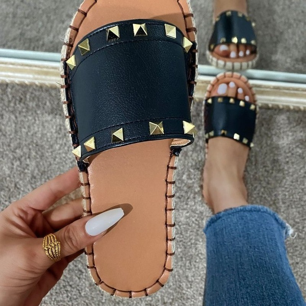womens casual flat platform plus size slippers female home beach slides summer outdoor beads shoes ladies fashion footwear, Black
womens casual flat platform plus size slippers female home beach slides summer outdoor beads shoes ladies fashion footwear, Black