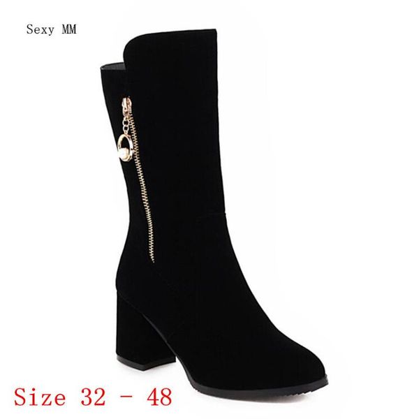 boots spring autumn women mid calf high heels woman short shoes botas small plus size 32 33 - 40 41 42 43 44 45 46 47 48, Black
boots spring autumn women mid calf high heels woman short shoes botas small plus size 32 33 - 40 41 42 43 44 45 46 47 48, Black