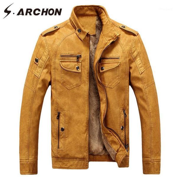 men's jackets s.archon autumn winter warm military pu leather jacket men windbreaker tactical biker motorcycle coat faux, Black;brown
men's jackets s.archon autumn winter warm military pu leather jacket men windbreaker tactical biker motorcycle coat faux, Black;brown