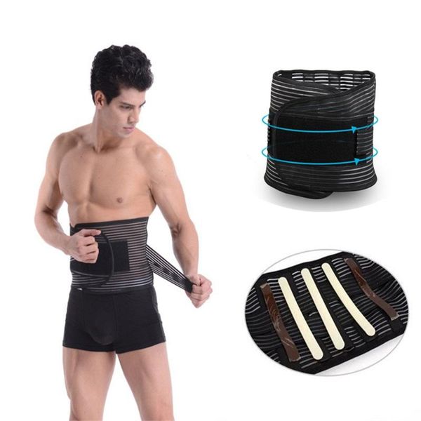 men women elastic adjustable orthopedic posture corrector brace lower back waist trimmer belt lumbar support corset, Black;gray
men women elastic adjustable orthopedic posture corrector brace lower back waist trimmer belt lumbar support corset, Black;gray