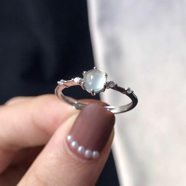 cluster rings original natural chalcedony egg surface opening adjustable ring light luxury elegant diamond charm women's silver jewelry, Golden;silver
cluster rings original natural chalcedony egg surface opening adjustable ring light luxury elegant diamond charm women's silver jewelry, Golden;silver