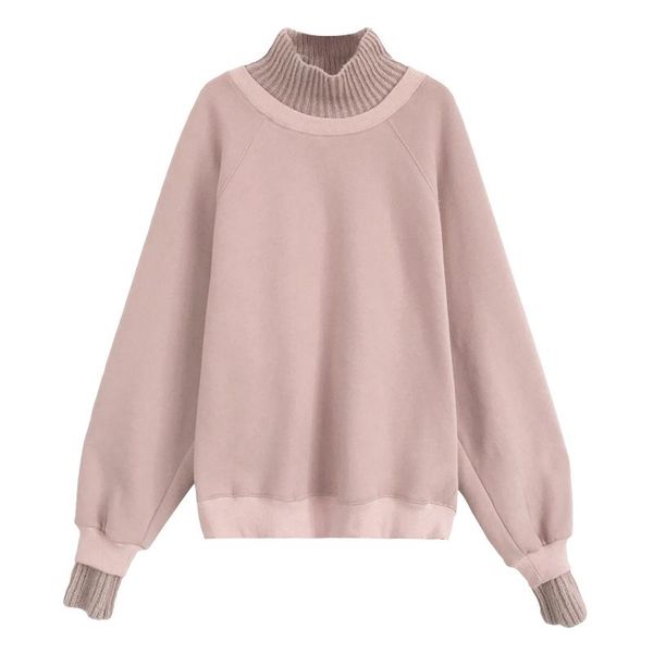women's hoodies & sweatshirts perhaps u women black green pink stand collar loose pullovers casual autumn winter solid puff sleeve h008
women's hoodies & sweatshirts perhaps u women black green pink stand collar loose pullovers casual autumn winter solid puff sleeve h008
