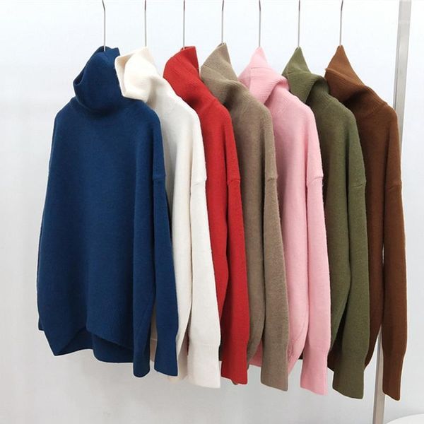 women's sweaters autumn winter women turtleneck sweater oversize wool warm pullovers long sleeve cashmere loose jumper full, White;black
women's sweaters autumn winter women turtleneck sweater oversize wool warm pullovers long sleeve cashmere loose jumper full, White;black