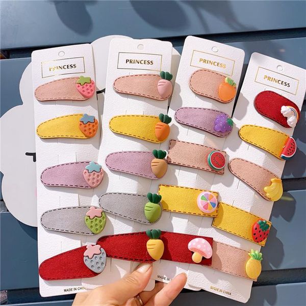 hair accessories 5 pcs simple cute colorful cartoon fruit animal bb clip korean sweet girl children fashion hairpins headwear, Slivery;white
hair accessories 5 pcs simple cute colorful cartoon fruit animal bb clip korean sweet girl children fashion hairpins headwear, Slivery;white