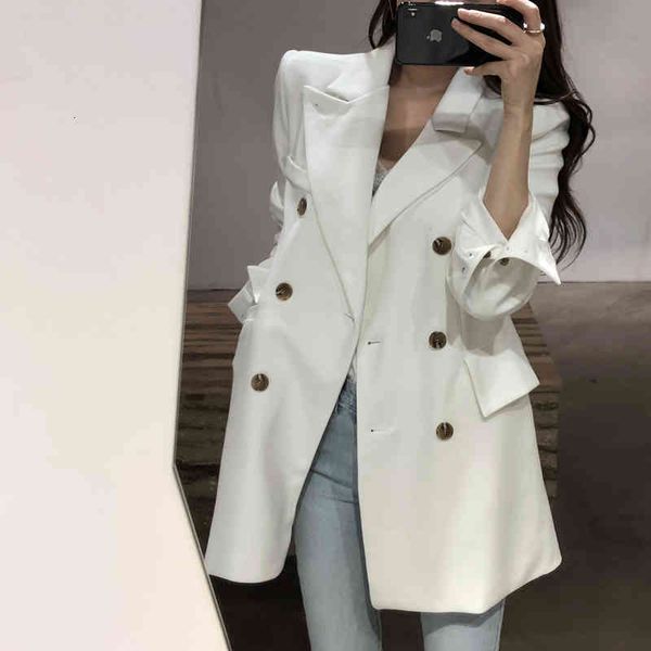 suits and gentlemen double breasted white single korean tension ladies coats autumn evg9, White;black
suits and gentlemen double breasted white single korean tension ladies coats autumn evg9, White;black
