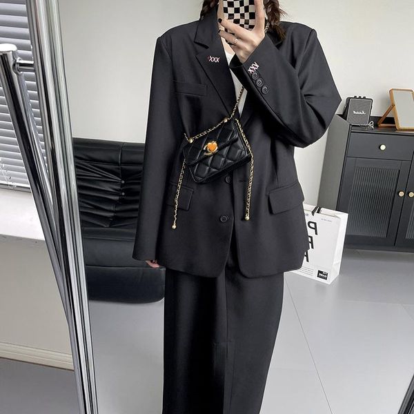 women's suits & blazers 2021 autumn fashion korean version without vest solid color suit collar jacket back buckle split casual, White;black
women's suits & blazers 2021 autumn fashion korean version without vest solid color suit collar jacket back buckle split casual, White;black