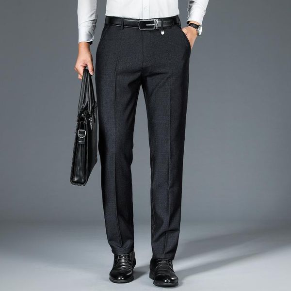 men's pants 2021 autumn and winter mens business casual classic style dark grey stretch straight-leg trousers male brand, Black
men's pants 2021 autumn and winter mens business casual classic style dark grey stretch straight-leg trousers male brand, Black