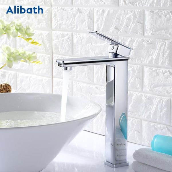 bathroom sink faucets high basin faucet black/chrome/gold taps wash hand face single lever mixer washbasin with hose .
bathroom sink faucets high basin faucet black/chrome/gold taps wash hand face single lever mixer washbasin with hose .