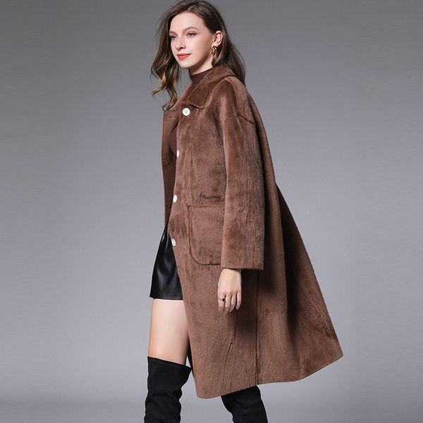 big yards dresses autumn and winter 2021 mid long imitation ferret fur coat women's fashion age reducing one 1946
big yards dresses autumn and winter 2021 mid long imitation ferret fur coat women's fashion age reducing one 1946
