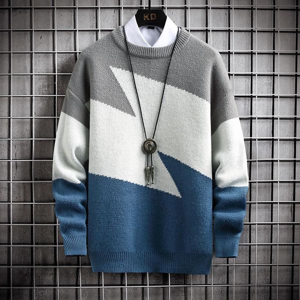 men's sweaters 2021 winter harajuku sweater men knitted christmas jumper long sleeve loose mens male knitwear keep warm pull homme, White;black
men's sweaters 2021 winter harajuku sweater men knitted christmas jumper long sleeve loose mens male knitwear keep warm pull homme, White;black