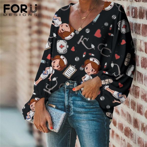 women's blouses & shirts forudesigns plus size lantern sleeve chiffon shirt women spring fall print v-neck loose blouse female fashion, White
women's blouses & shirts forudesigns plus size lantern sleeve chiffon shirt women spring fall print v-neck loose blouse female fashion, White