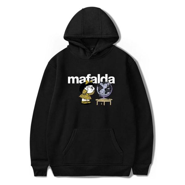 men's hoodies & sweatshirts cartoon mafalda for men/women kawayii printed streetwear casual hooded oversized harajuku pullovers, Black
men's hoodies & sweatshirts cartoon mafalda for men/women kawayii printed streetwear casual hooded oversized harajuku pullovers, Black
