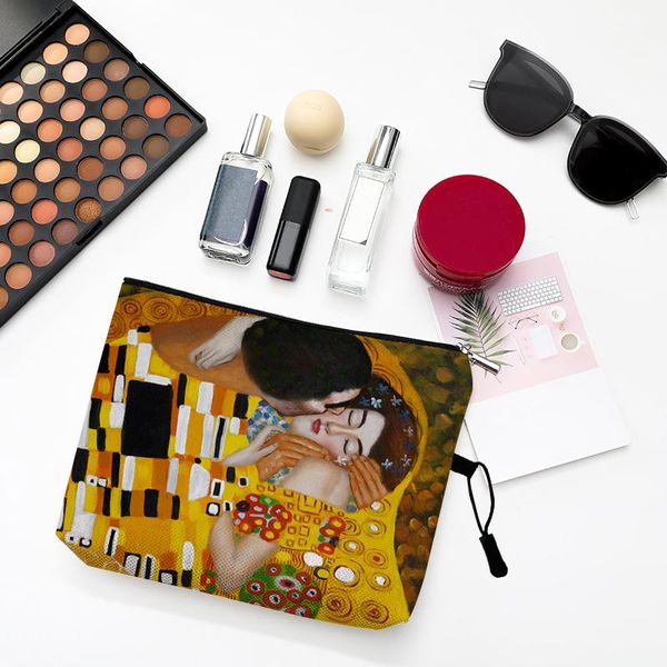 kim oil painting golden tears print women cosmetic bags lovely casual travel portable storage handbags makeup bag toiletry & cases
kim oil painting golden tears print women cosmetic bags lovely casual travel portable storage handbags makeup bag toiletry & cases