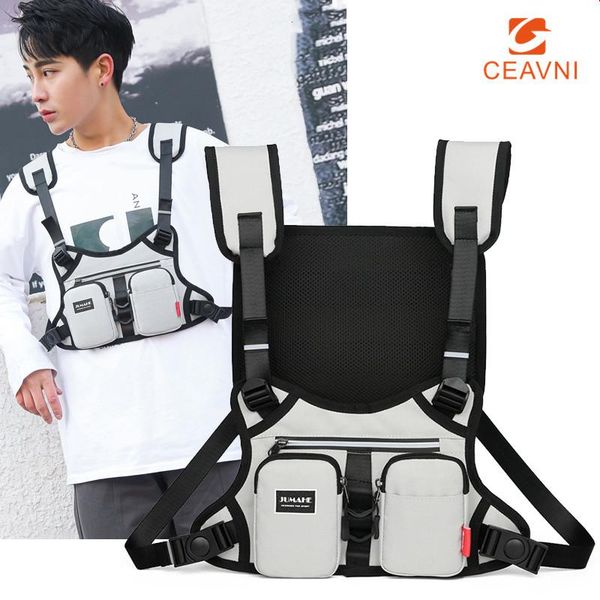 men chest rig bags waist bag hip hop streetwear running tactical mobile phone outdoor riding male fanny pack casual backpack
men chest rig bags waist bag hip hop streetwear running tactical mobile phone outdoor riding male fanny pack casual backpack