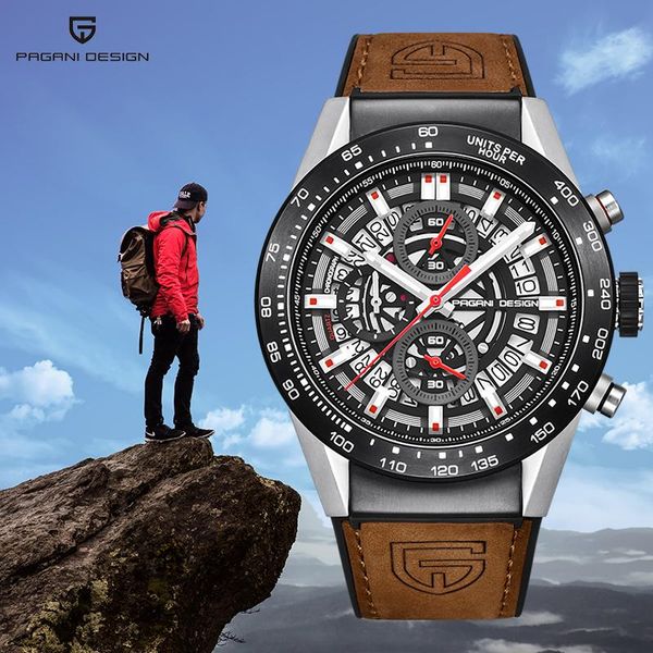 wristwatches pagani design quartz sport men's watches military waterproof watch men chronograph luxury for relogio masculino, Slivery;brown
wristwatches pagani design quartz sport men's watches military waterproof watch men chronograph luxury for relogio masculino, Slivery;brown
