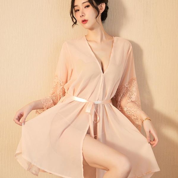 women's sleepwear 2021 spring and summe v neck design women pajama robe bath gown nightdress women's pajama sexy silk satin home w, Black;red
women's sleepwear 2021 spring and summe v neck design women pajama robe bath gown nightdress women's pajama sexy silk satin home w, Black;red