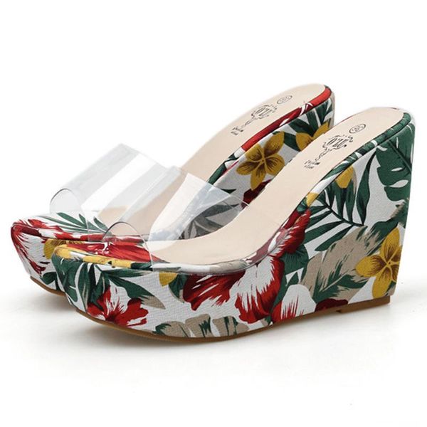 slippers women symbian vacation style transparent thick bottom wedge heel word sandals and female summer, Black
slippers women symbian vacation style transparent thick bottom wedge heel word sandals and female summer, Black