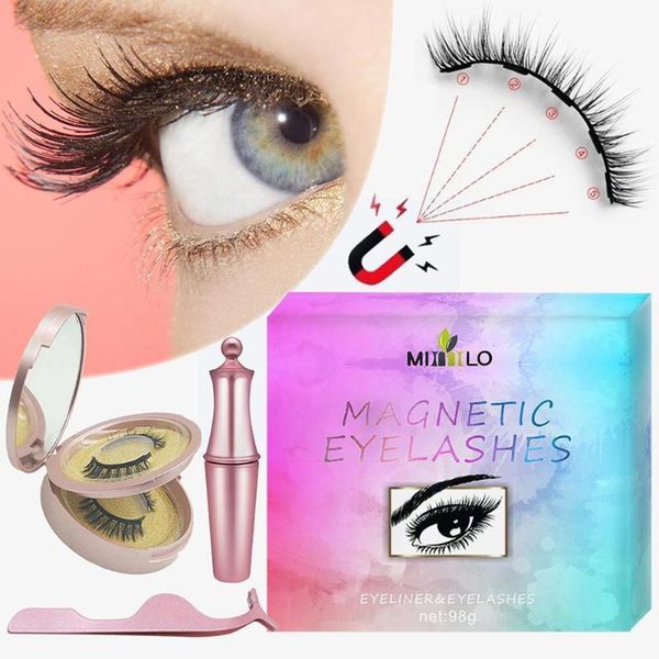 false eyelashes 3d two pairs of magnetic eyelash liquid eyeliner set makeup beauty mink natural tools reusable w3l1
false eyelashes 3d two pairs of magnetic eyelash liquid eyeliner set makeup beauty mink natural tools reusable w3l1