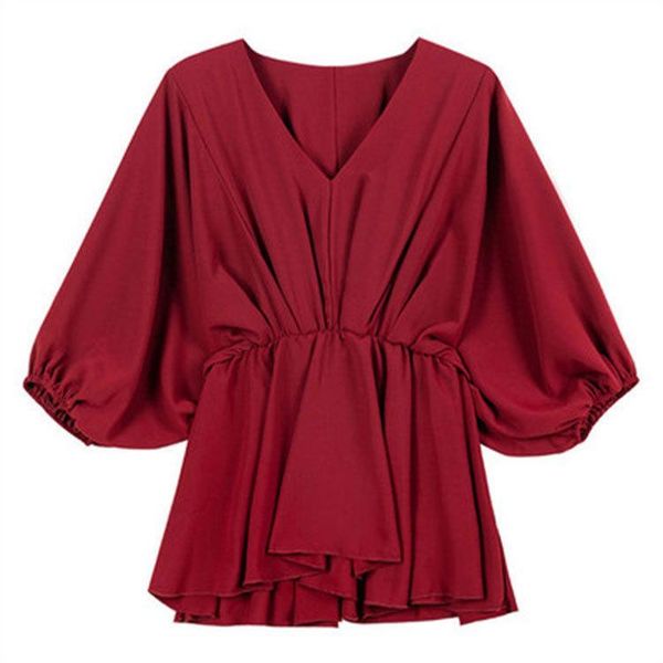 women's blouses & shirts large size long-sleeved shirt 2021 summer fashion solid color v-neck western style design loose fresh sweet, White
women's blouses & shirts large size long-sleeved shirt 2021 summer fashion solid color v-neck western style design loose fresh sweet, White