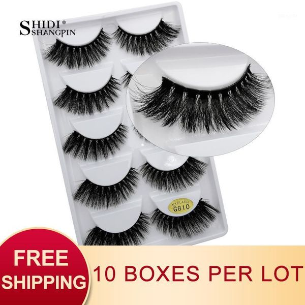 50 pairs natural long false eyelashes fluffy 3d mink lashes make up 100% cruelty fake eyelash faux cils g8101
50 pairs natural long false eyelashes fluffy 3d mink lashes make up 100% cruelty fake eyelash faux cils g8101