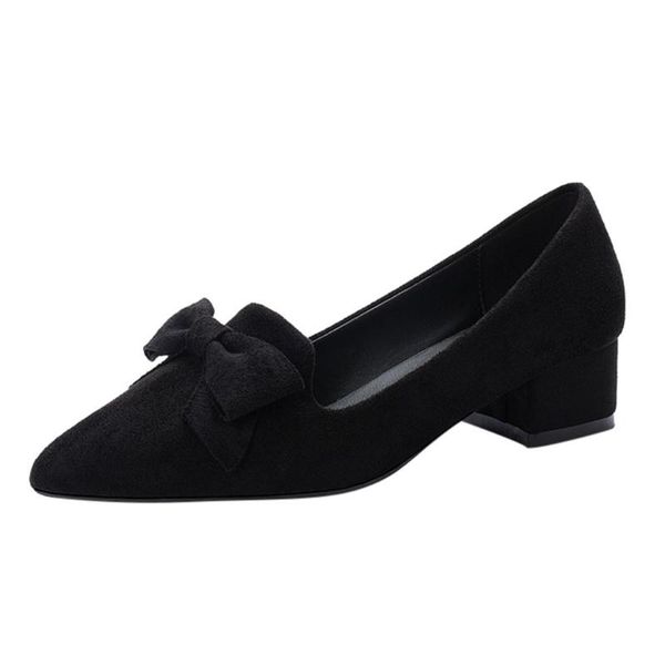 dress shoes women's ladies plus size suede pointed toe woman slip on butterfly knot square high heels shallow drop, Black
dress shoes women's ladies plus size suede pointed toe woman slip on butterfly knot square high heels shallow drop, Black