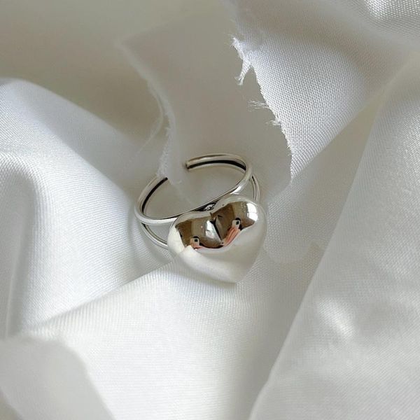cluster rings 925 sterling silver heart designer adjustable gift for women gothic engagement 2021 trend fine accessories jewellery, Golden;silver
cluster rings 925 sterling silver heart designer adjustable gift for women gothic engagement 2021 trend fine accessories jewellery, Golden;silver