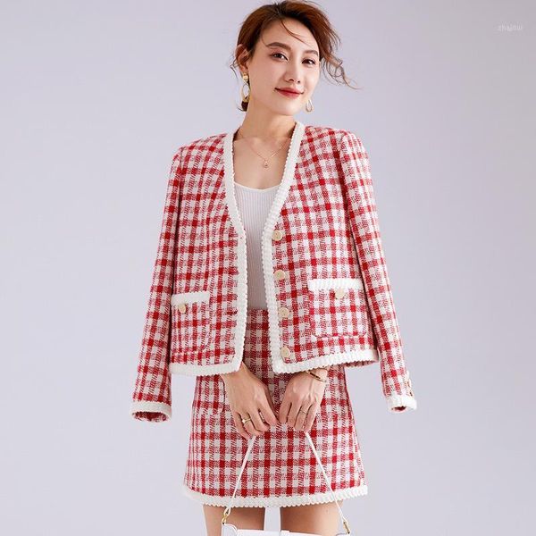 celebrity temperament, small fragrance, light mature suit, autumn lady model short skirt, two piece foreign fashion dress, White
celebrity temperament, small fragrance, light mature suit, autumn lady model short skirt, two piece foreign fashion dress, White