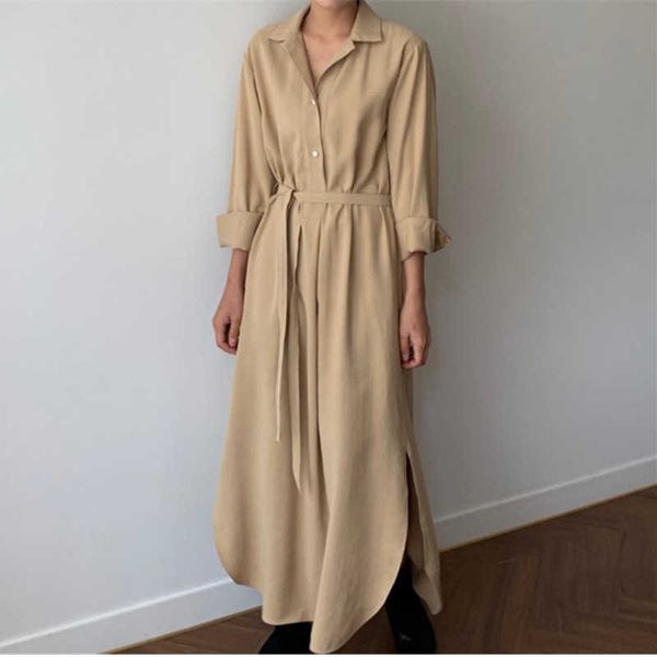 korea womens chic simple turn-down collar casual loose long slim big size girl female shirt blouse+belt high waist e70 210603, White
korea womens chic simple turn-down collar casual loose long slim big size girl female shirt blouse+belt high waist e70 210603, White