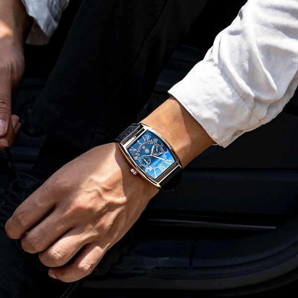 european and american fashion highend tonneau watch mens korean fashion roman scale calendar waterproof watch personal leisure student quar, Slivery;brown
european and american fashion highend tonneau watch mens korean fashion roman scale calendar waterproof watch personal leisure student quar, Slivery;brown