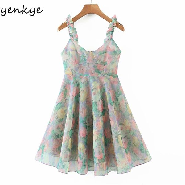 sweet women floral print organza sling dress backless sleeveless v neck a-line mini party summer vestido 210514, Black;gray
sweet women floral print organza sling dress backless sleeveless v neck a-line mini party summer vestido 210514, Black;gray